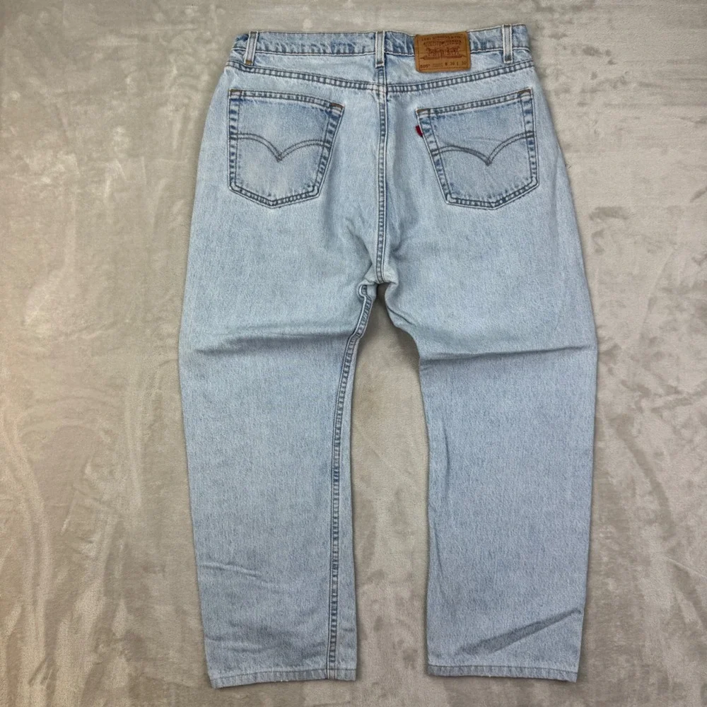 Levi 505‎ Jeans Mens 36x30 (fit 34x28) Straight Vintage 90s Made in USA Light
